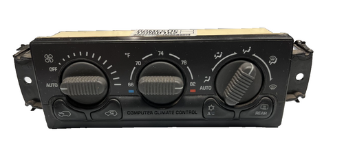 AC Heater Temperature Climate Control 15060162 for 2000-2002 Chevrolet Tahoe