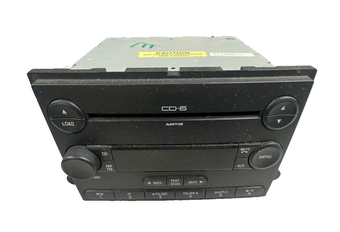 07 2007 Ford Edge Lincoln MKX Radio AM FM 6 CD Player Receiver 7T4T 18C815 FA