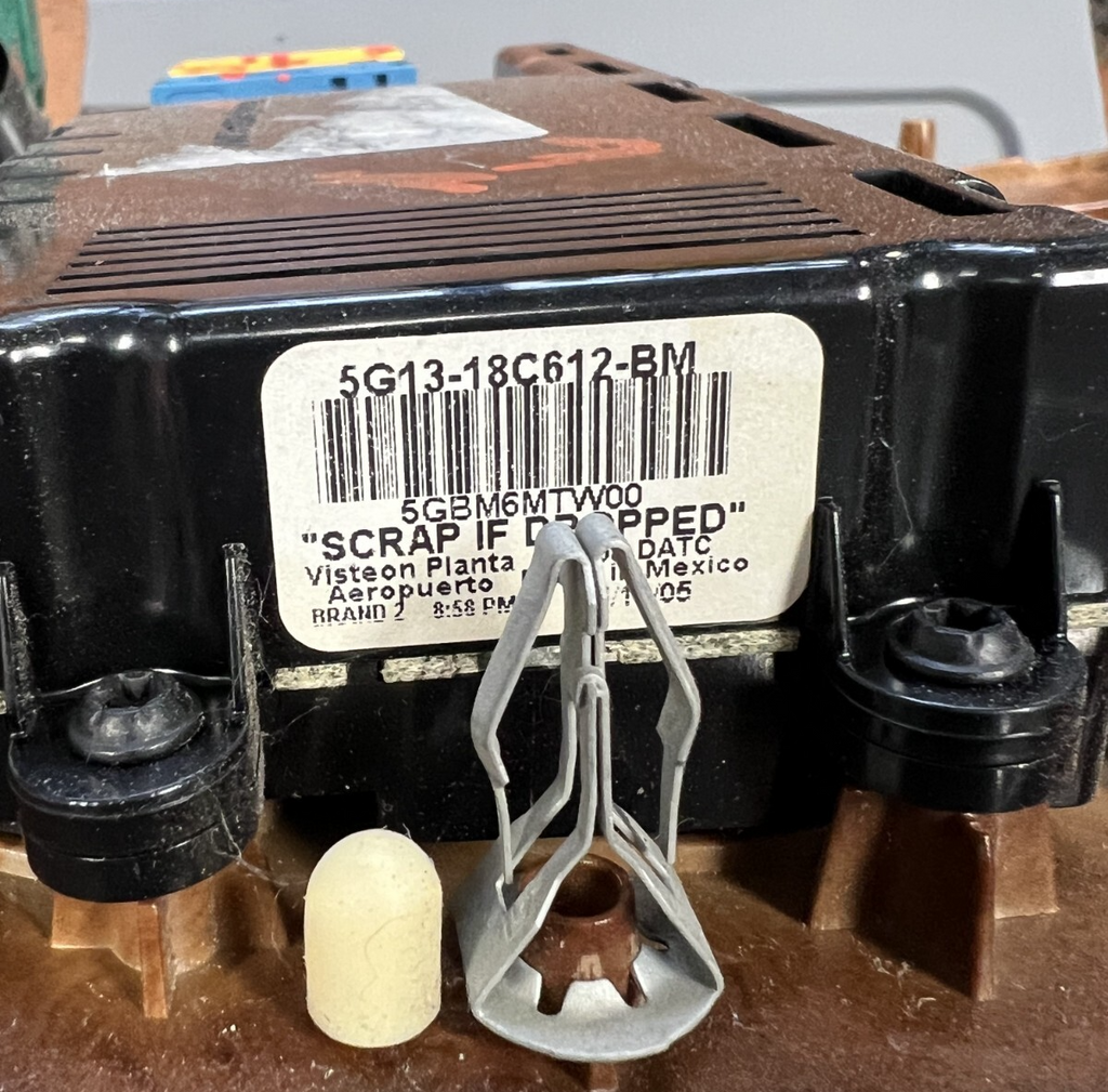 2005-2007 Ford Five Hundred AC Heater Temperature Climate Control Bezel Trim