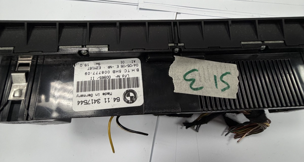 2004-2006 BMW X3 AC Heater Climate Control Temperature Control 3417544