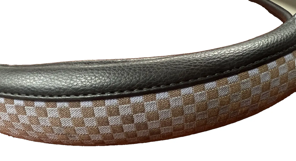 Steering Wheel Cover with Square Pattern for Steering Wheel Protection by Unbranded