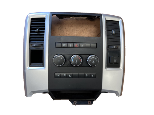 2009-2012 Dodge Ram 1500 2500 AC Climate Control Switch Bezel Trim Assembly