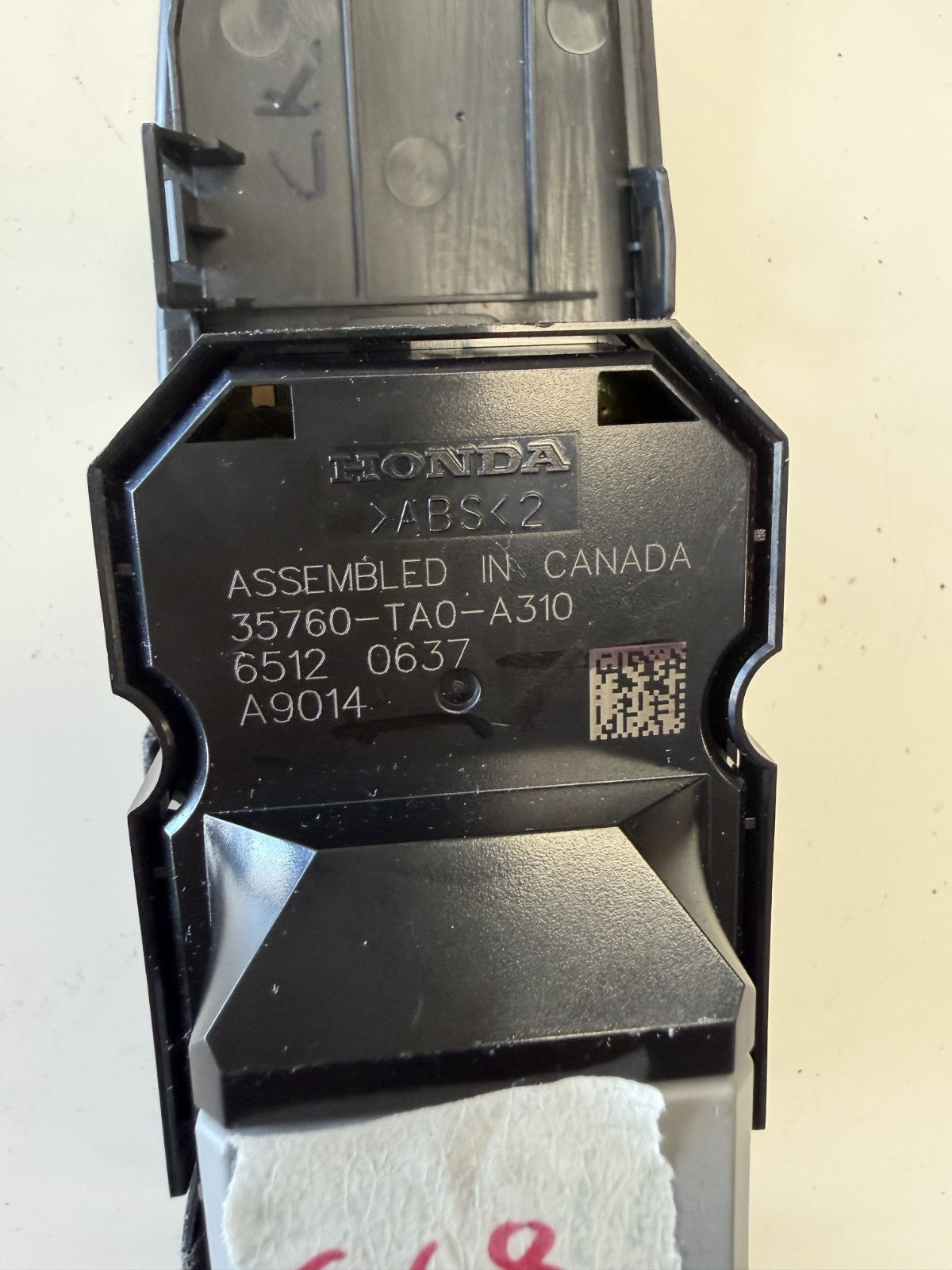 Door Power Window Lock Switch Right 35760 TA0 A310 fits 08-12 Honda Accord