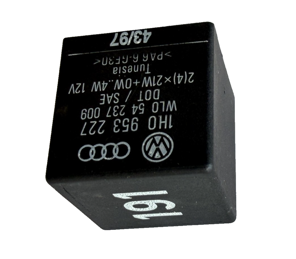 Audi Volkswagen Turn Signal Hazard Flasher Relay 12V 1H0 953 227, WL0 54 237 009 by Audi Volkswagen