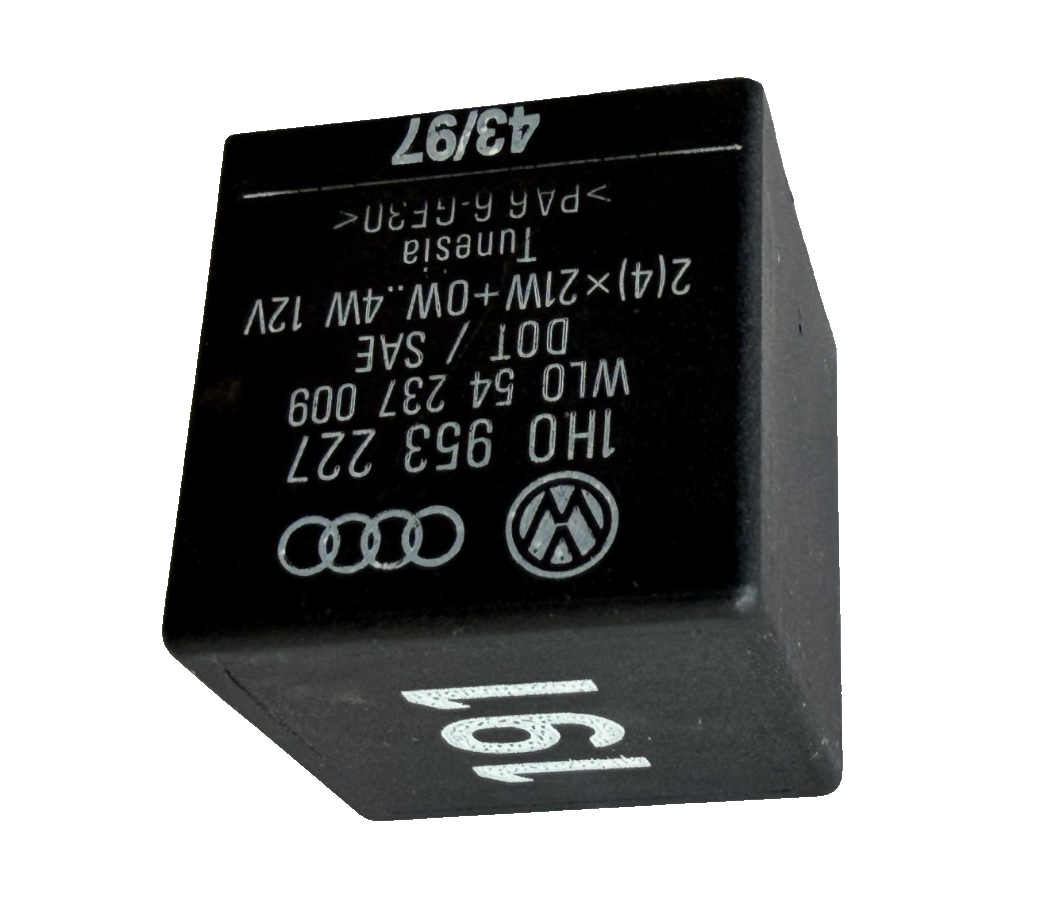 Audi Volkswagen Turn Signal Hazard Flasher Relay 12V 1H0 953 227, WL0 54 237 009 by Audi Volkswagen