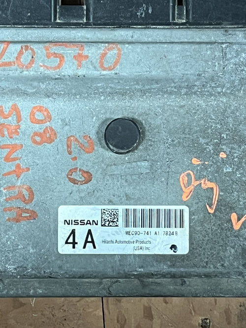 08 2008 Nissan Sentra 2.0L Engine Control Computer ECM ECU OEM MEC90-741