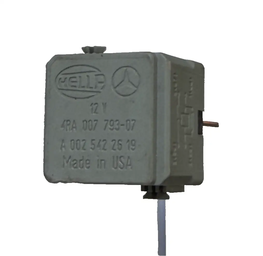 Hella Mercedes-Benz 4 Pin Relay 12V 4RA 007 793 07, A 002 542 26 19 by Hella