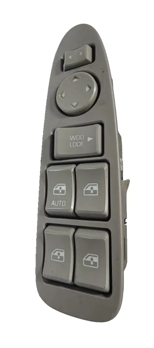 02 03 04 05 06 07 Buick Rendezvous Master Power Window Switch 10339378 Gray