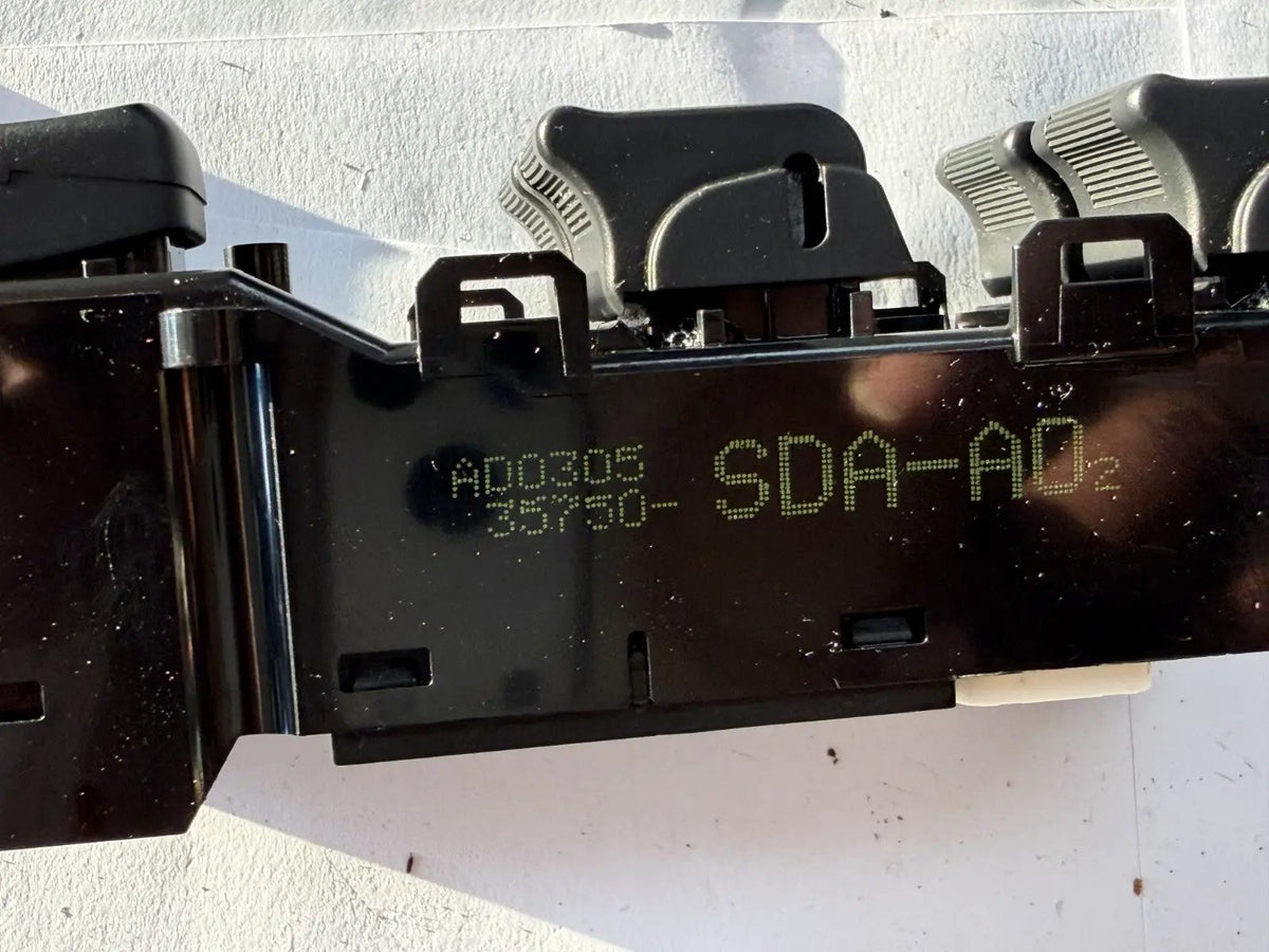 03 04 05 06 07 Honda Accord Master Power Window Switch 35750 SDA A02 Black by General Motors