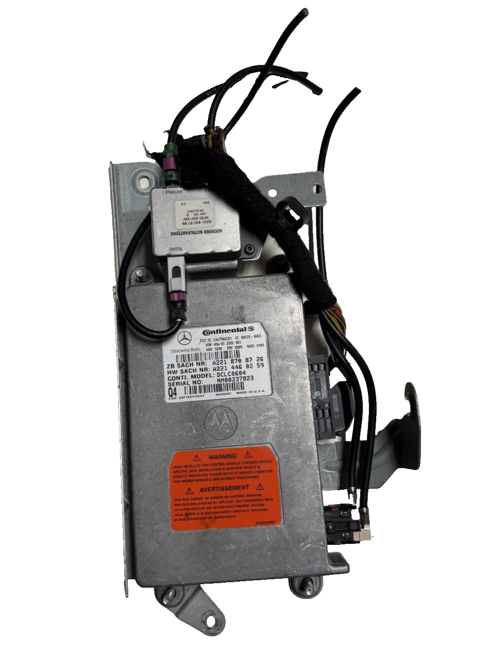 06-12 W211 Mercedes-Benz E350 CL600 S550 Voice Control Communication Module by Mercedes-Benz