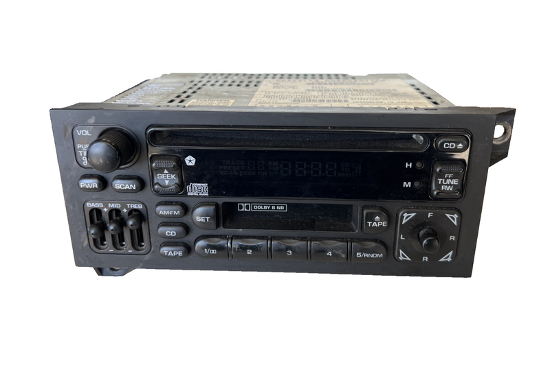1994-2003 Jeep Dodge Chrysler AM FM Radio Cassette CD Player Receiver 04704383AD
