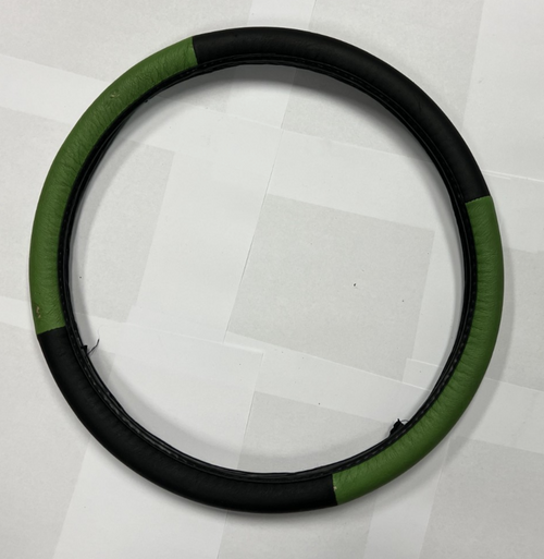 Universal Steering Wheel Cover Black Green for Steering Wheel Protection