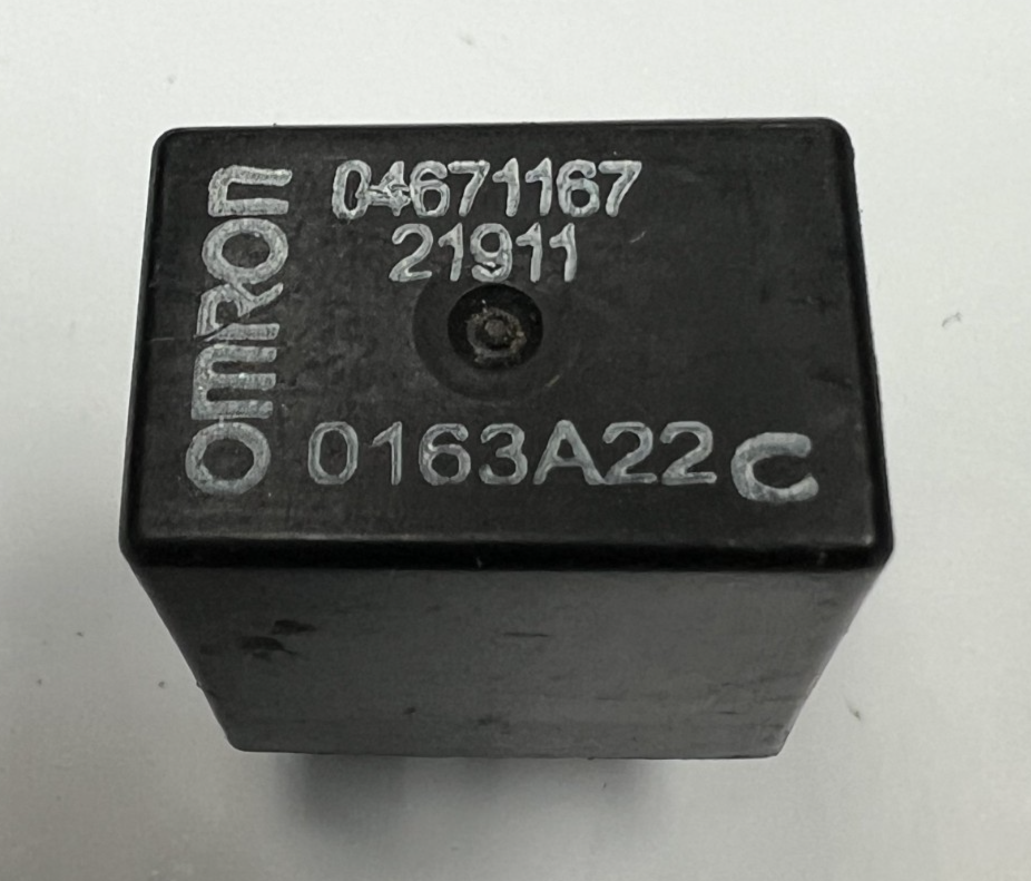 Omron 5-Pin Relay 0163A22C, 04671167 Black fits Chrysler Jeep Dodge