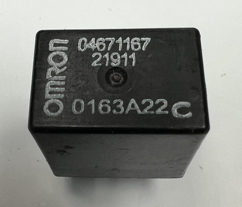 Omron 5-Pin Relay 0163A22C, 04671167 Black fits Chrysler Jeep Dodge