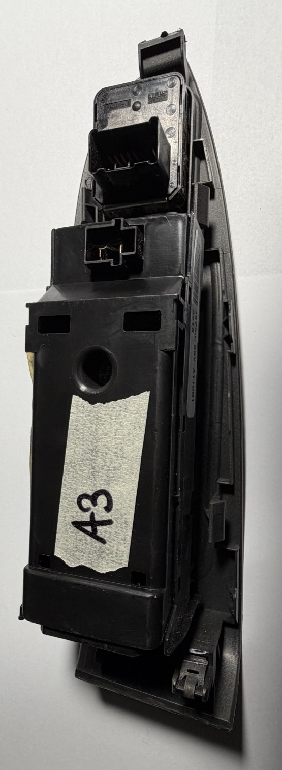 03 04 05 06 07 08 Honda Pilot Window Master Switch 83560S9V A110M1 Black