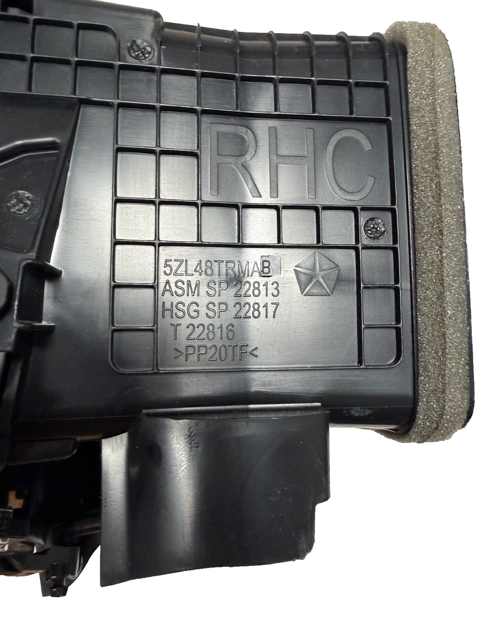 2017-2021 Jeep Compass Dash Center Radio Trim Bezel with Air Vents 5ZL48TRMAB