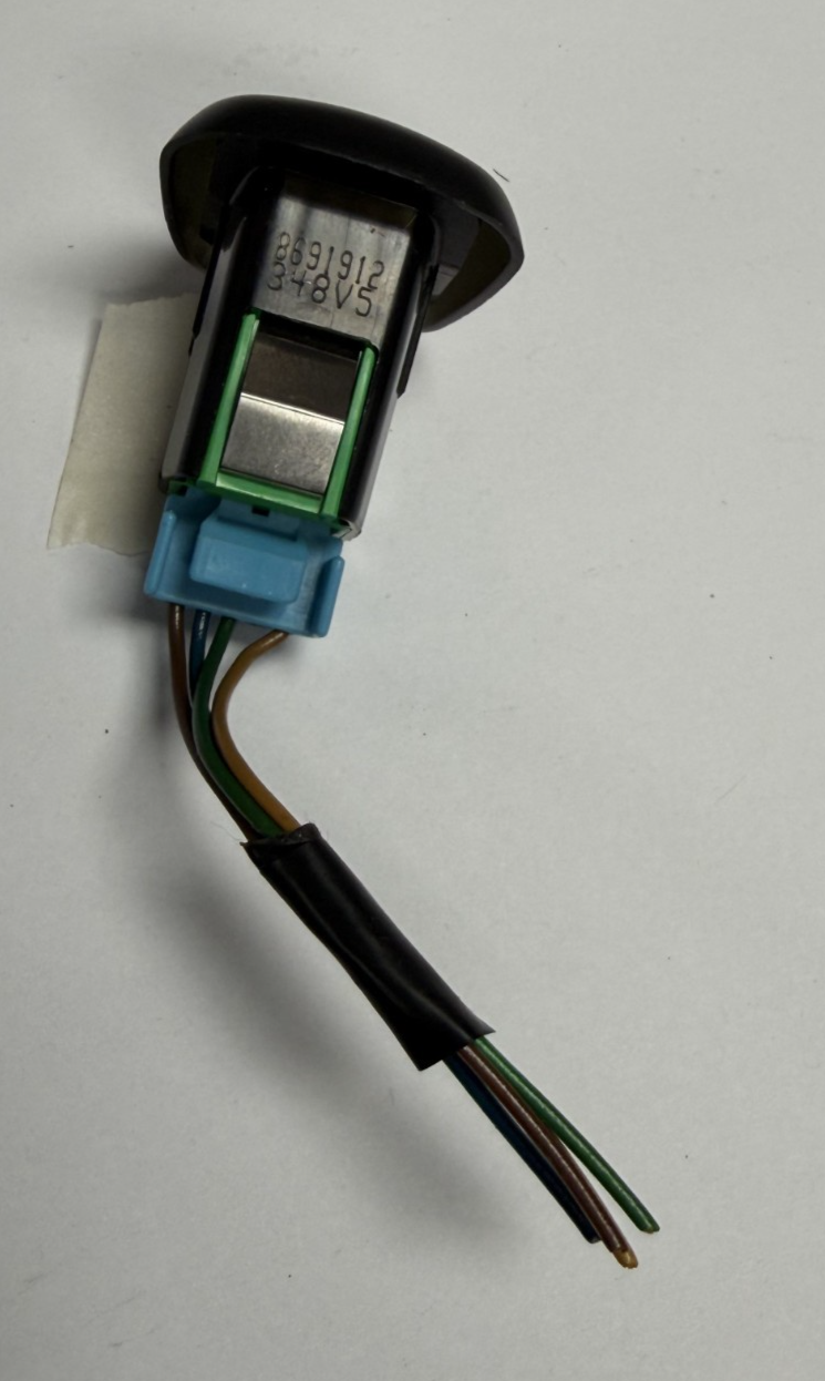 2001-2009 Volvo C30 Dash Alarm Sensor Security Indicator Light 8691912 Black