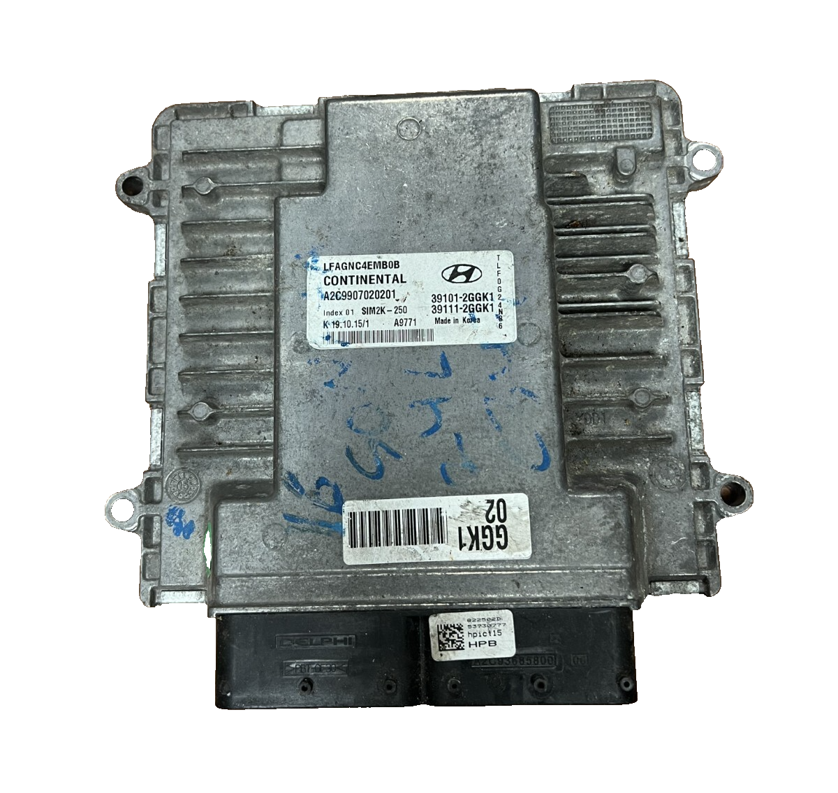 16 2016 Hyundai Sonata 2.4L Engine Computer Control Module OEM 39101-2GGK1