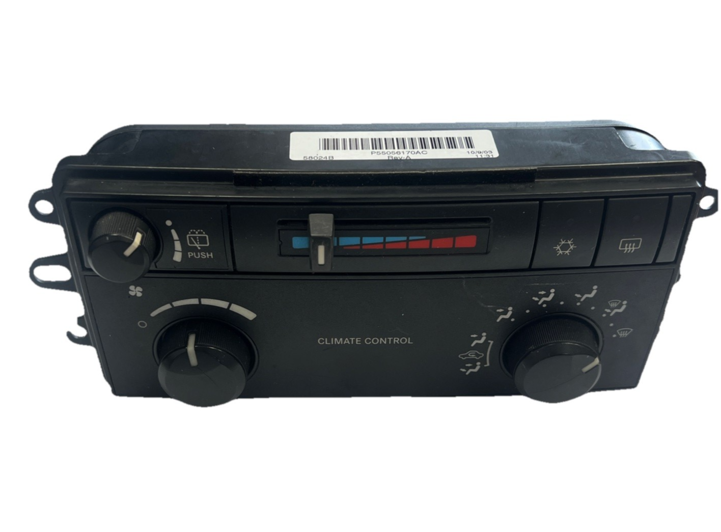 2004-2009 Dodge Durango AC Heater Temperature Climate Control 55056170AC