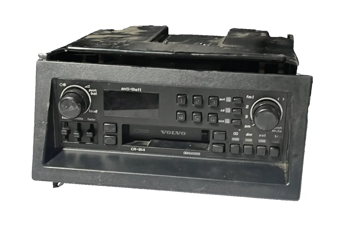 Stereo Radio Cassette Tape Player CR-814 Black fits Volvo 940 960 760 by Volvo