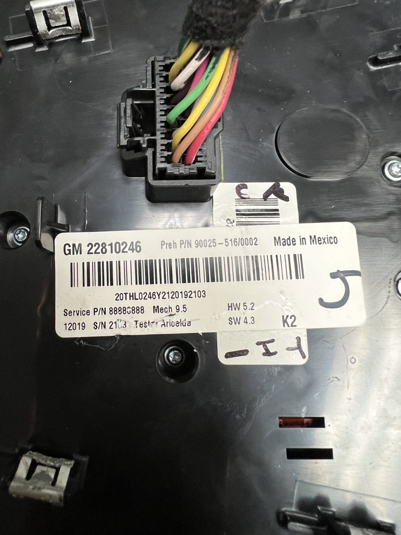 2012-2017 GMC Terrain AC Heated Seat Radio Climate Control Panel OEM 22810246