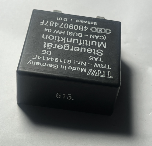 1998-2005 Audi A6 S6 Multifunctional Control Relay OEM 4B0907487F Black