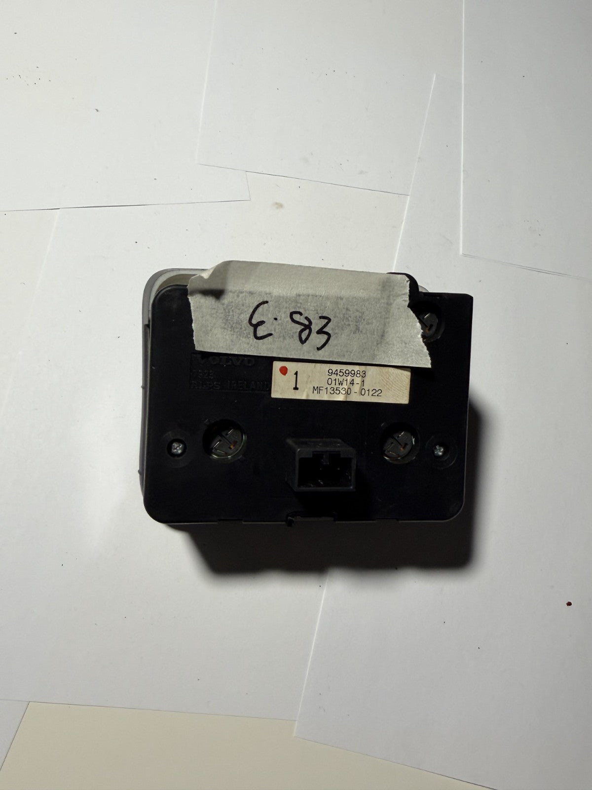 99-03 Volvo S80 Headlight Head Light Switch 9459983, 01W14-1, MF13530-0122