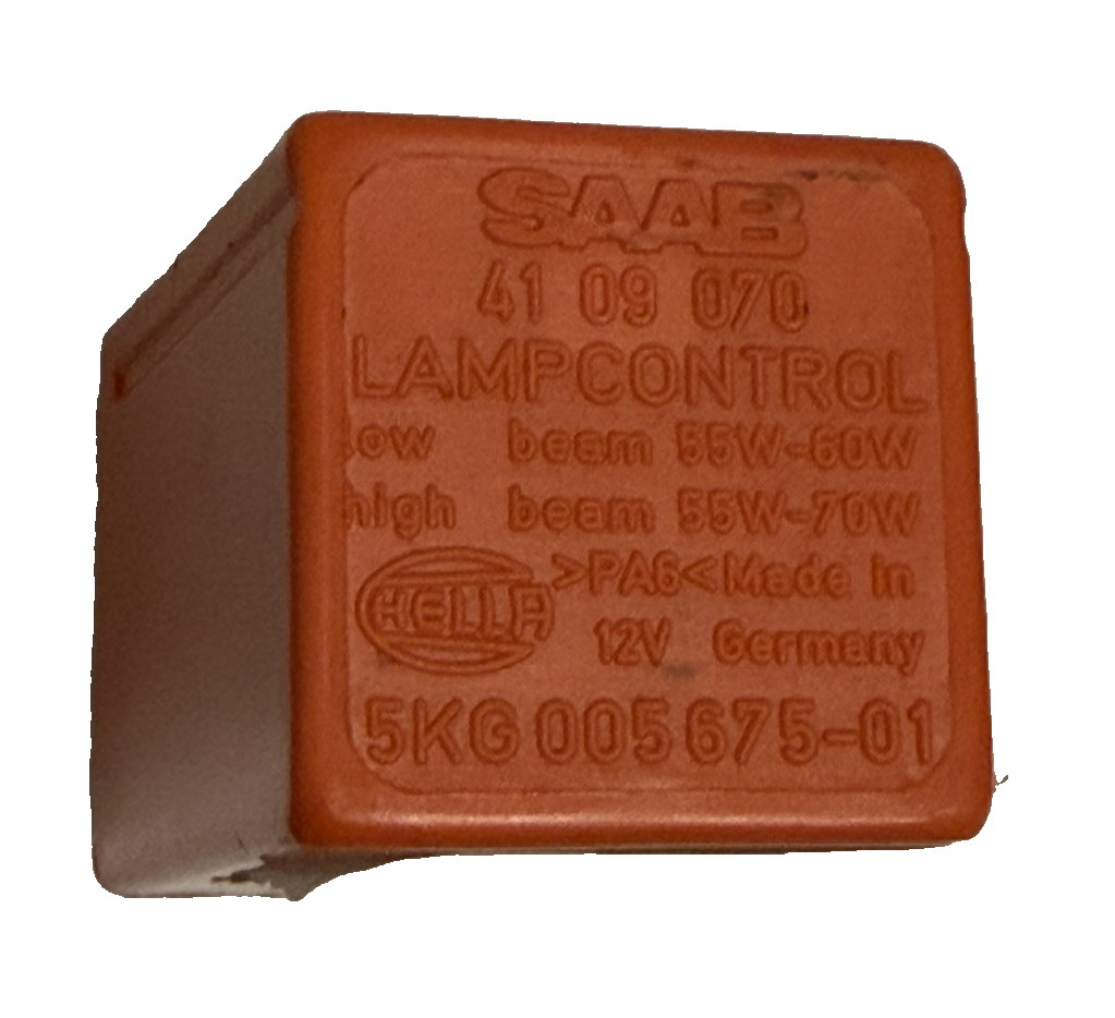 1994 1995 1996 1997 Saab 900 Headlight Lamp Control Relay 12V 41 09 070 Orange