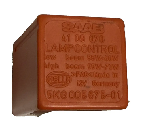 1994 1995 1996 1997 Saab 900 Headlight Lamp Control Relay 12V 41 09 070 Orange by Saab