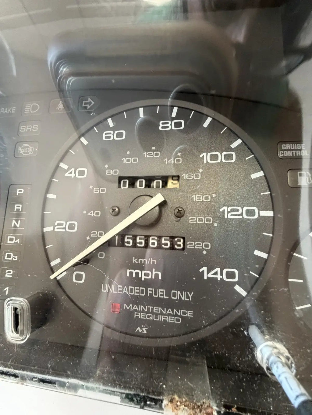 1994 1995 1996 1997 Honda Accord Speedometer Instrument Cluster 78100 A300 by Honda