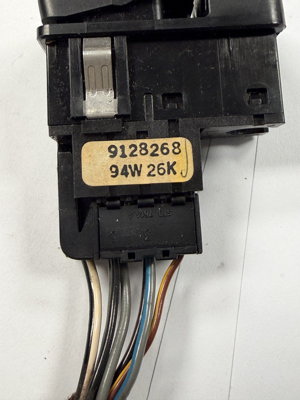 95 Volvo 960 S90 V90 940 Front Rear Fog Light Lamp Switch 9128268 Black