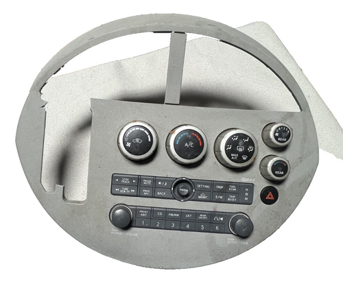 2004-2006 Nissan Quest CD SAT Radio Player Center Dash Bezel Panel Trim