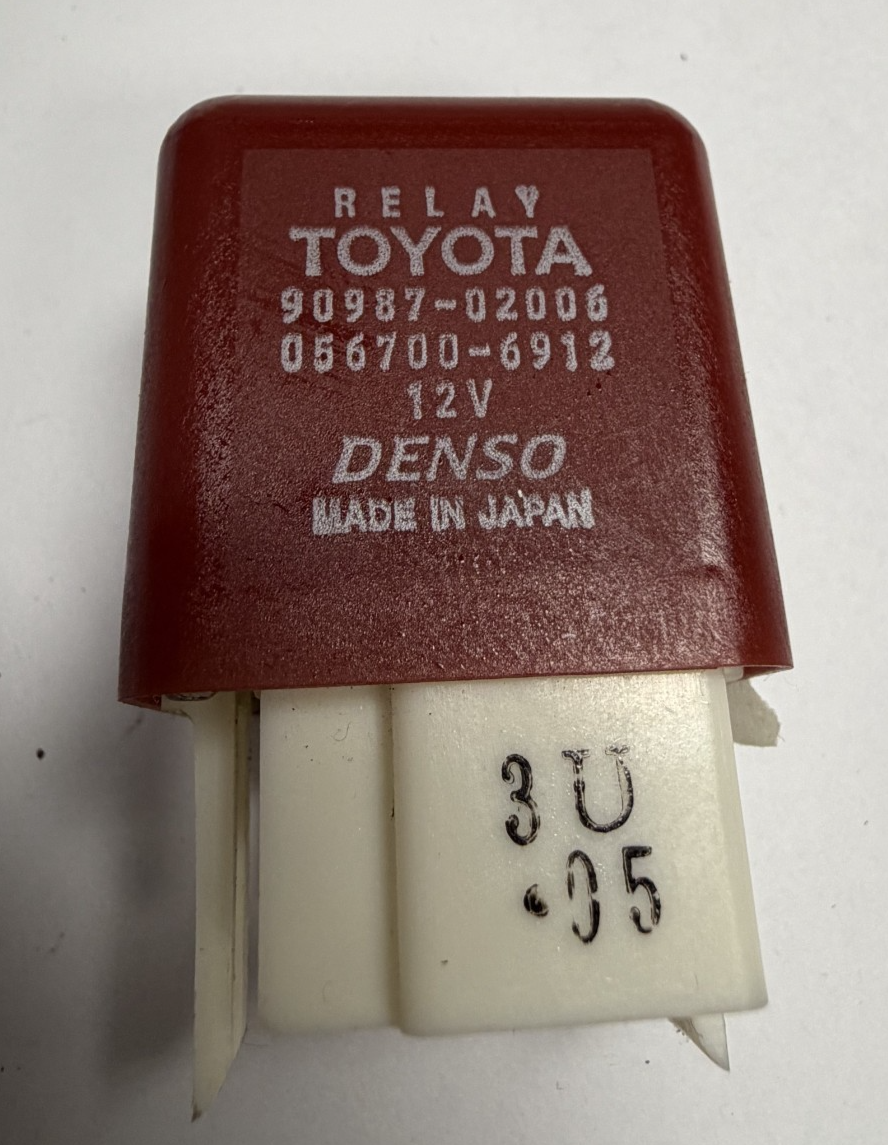 Headlamp Light 4-Pin Relay 90987 02006, 056700 6912 fits 1987-2001 Toyota Camry