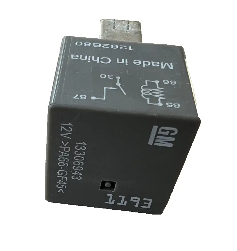2015 2016 2017 Cadillac XTS General Motors 4 Pin Automotive Relay 13306943 by GM