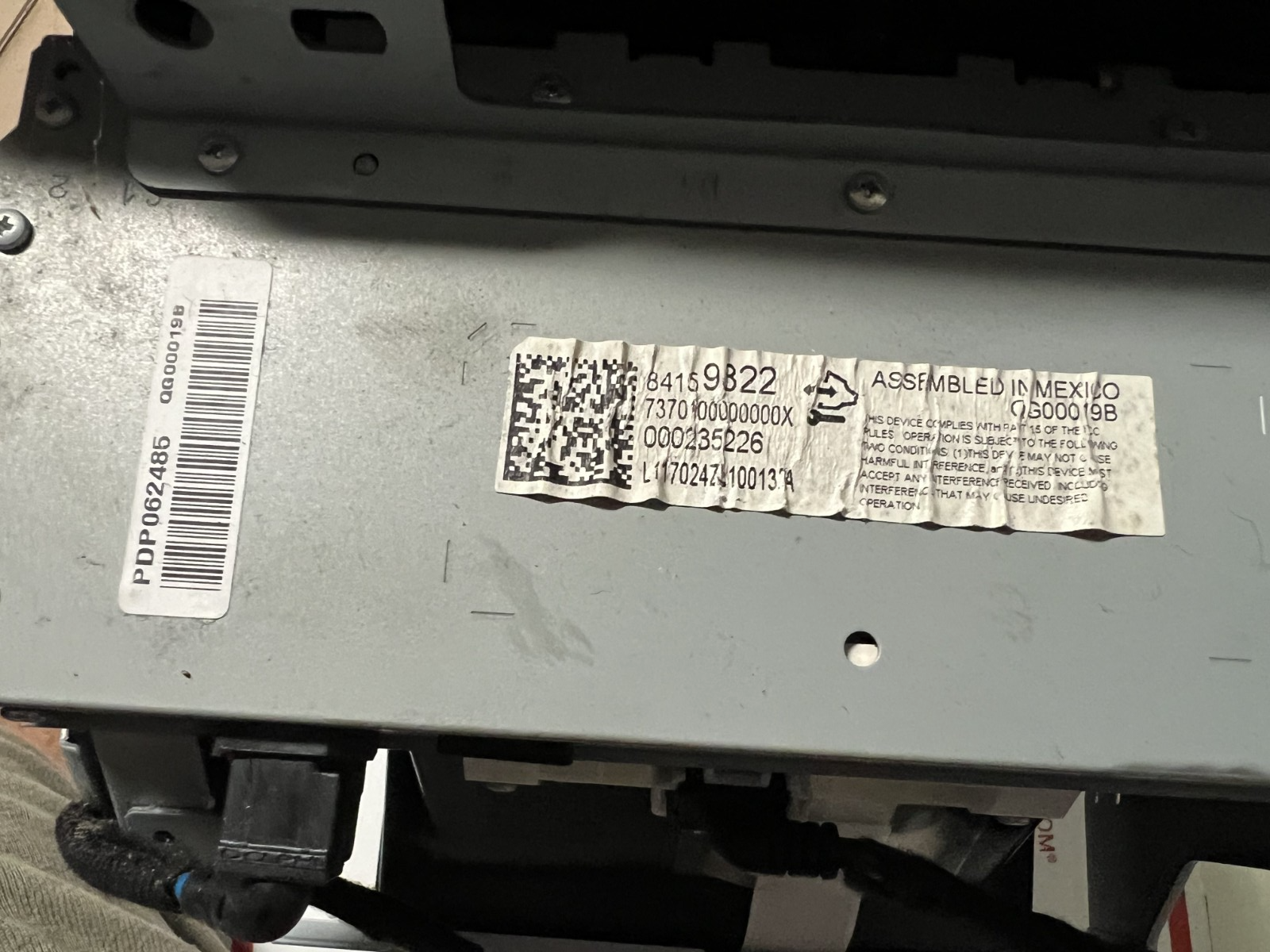 2017 2018 Chevrolet Chevy Impala Mylink Touch Screen Display 84159822 Black