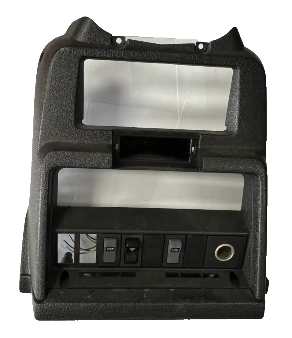 Center Dash Console with Pad and Switches fits Volvo 240 Black by Volvo
