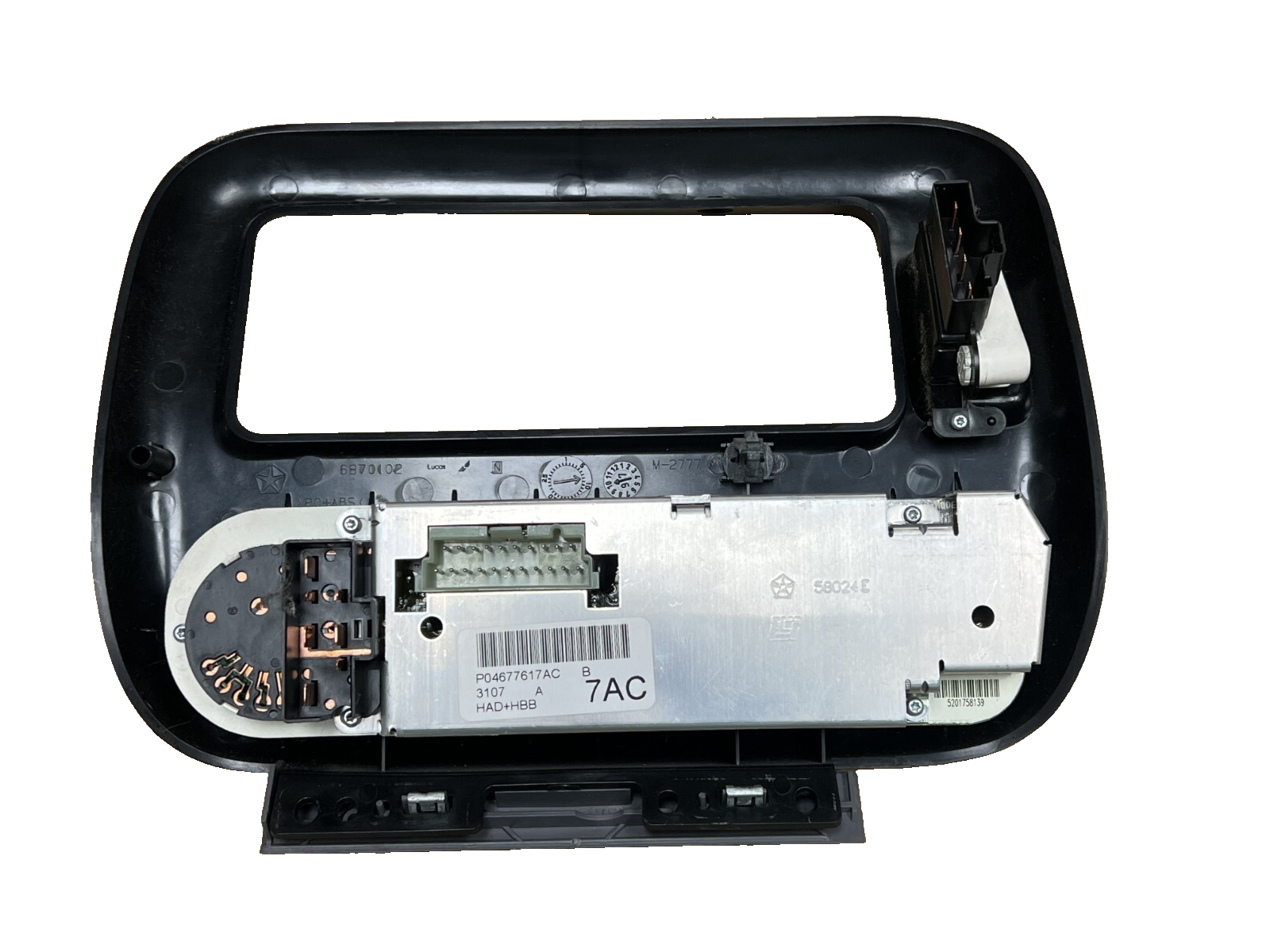 99 00 1999 2000 Dodge Caravan Temperature Climate Control OEM 04677617AC