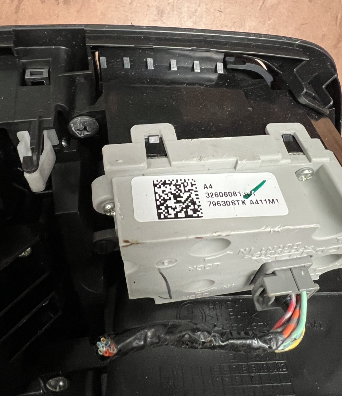 2007-2012 Acura RDX AC Heater Temperature Climate Control Radio Bezel Trim