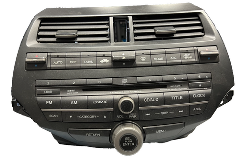 08-12 Honda Accord Dash AM FM Radio Stereo CD Player Receiver DEX 3127XZHS2