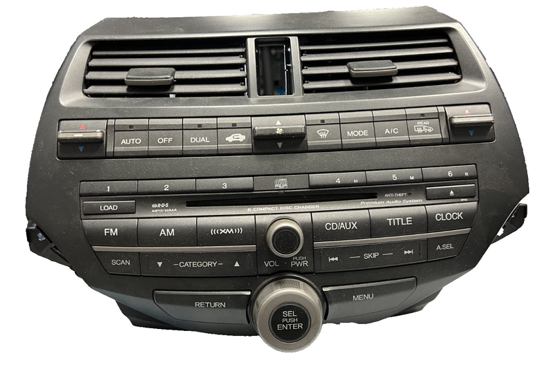 08-12 Honda Accord Dash AM FM Radio Stereo CD Player Receiver DEX 3127XZHS2