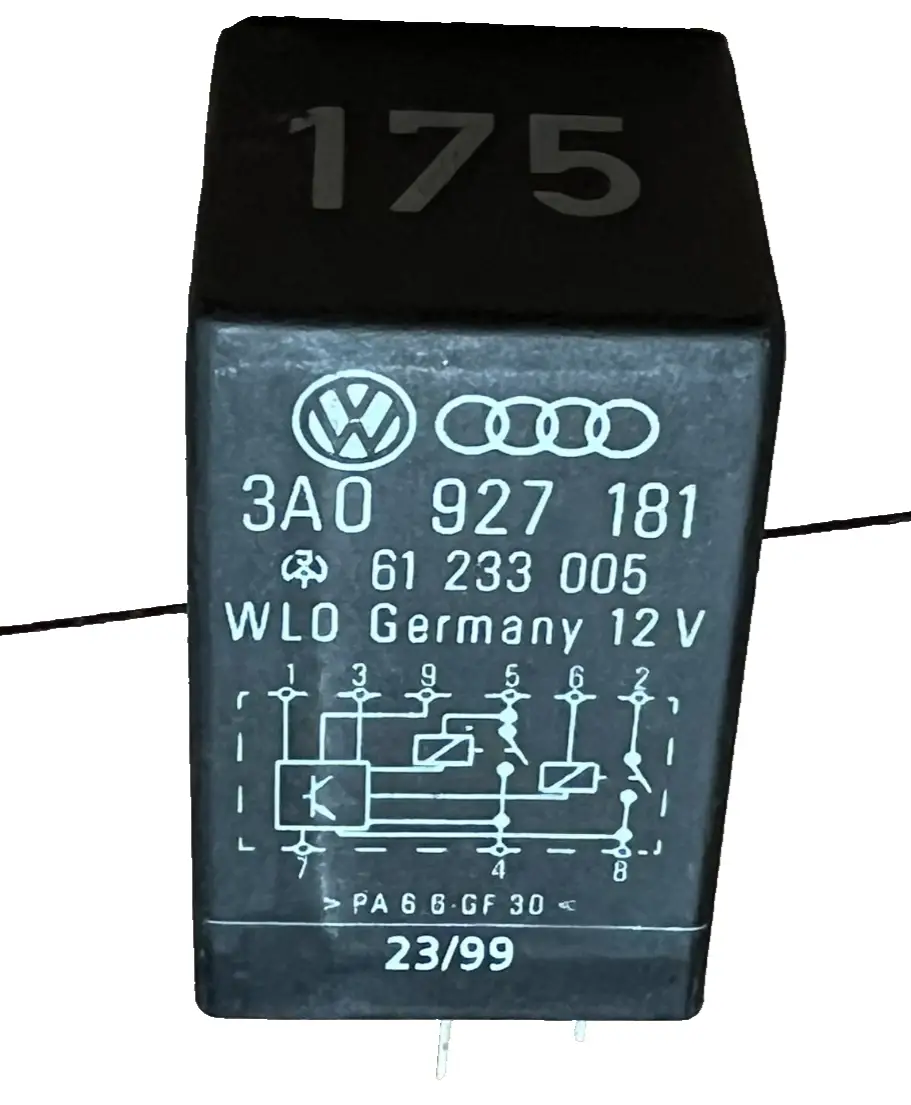 Accessory Power Relay 12V 3A0 927 181 fits 1999-2005 Volkswagen Jetta by Volkswagen