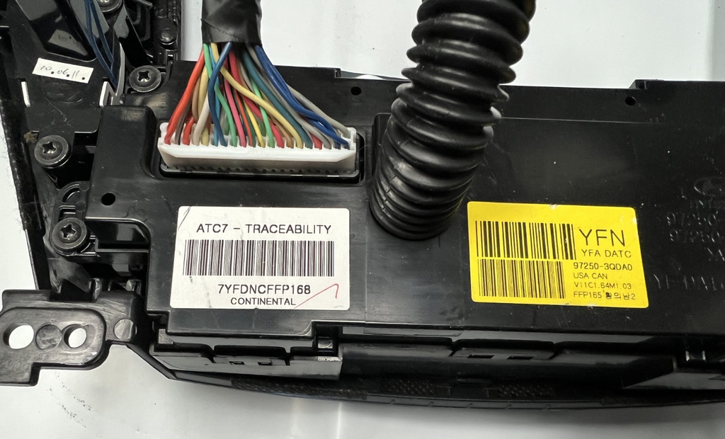 2011 2012 2013 Hyundai Sonata AC Heater Climate Control with Vents 97250 3QDA0