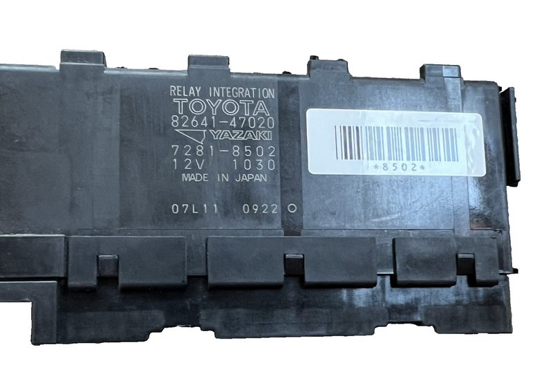 2009-2013 Toyota Corolla Integration Relay Control Module OEM 82641 47020