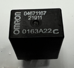 Omron 5-Pin Relay 0163A22C, 04671167 Black fits Chrysler Jeep Dodge