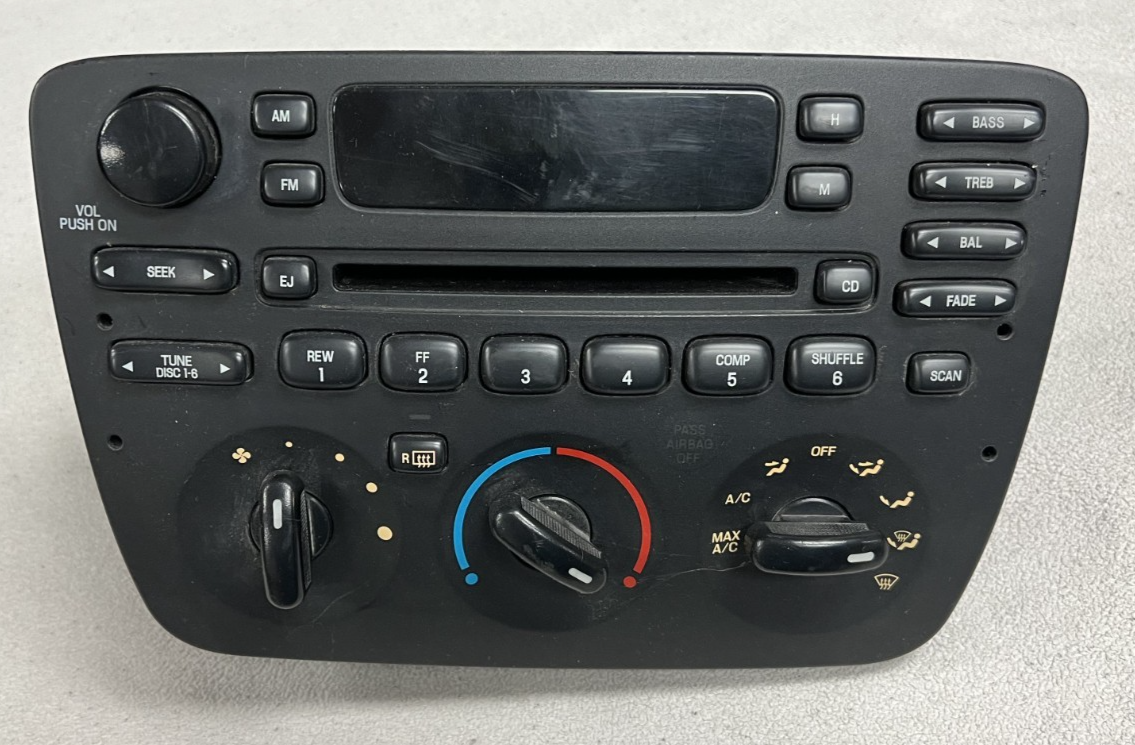 2004-2007 Ford Taurus Heater AC Temperature Climate Radio Control 5F1T 18C858 DA