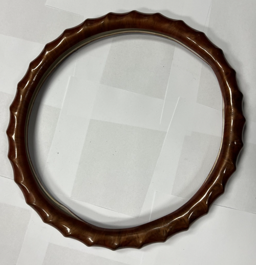 Steering Wheel Cover Burlwood Grip Brown for Steering Wheel Protection