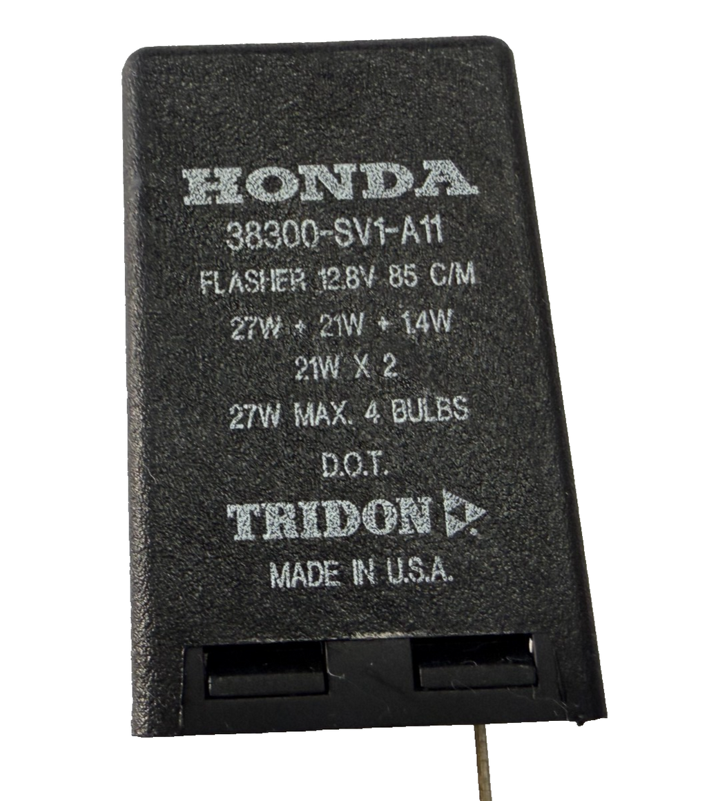 96 97 98 99 00 Honda Civic Flasher Hazard Control Relay 12.8V 38300SV1A11 Black by Honda