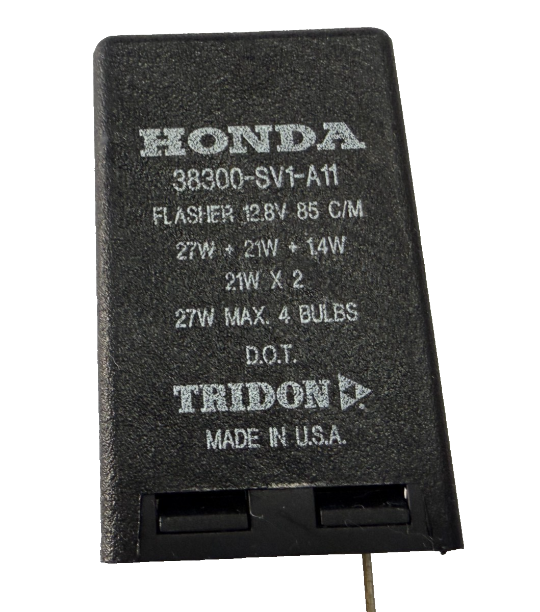 96 97 98 99 00 Honda Civic Flasher Hazard Control Relay 12.8V 38300SV1A11 Black by Honda