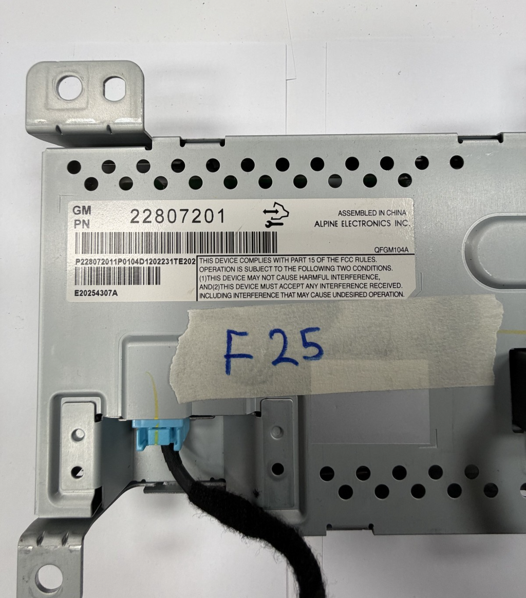 Dash Info Radio Display Screen 22807201 fits 12 13 14 15 16 Chevrolet Equinox