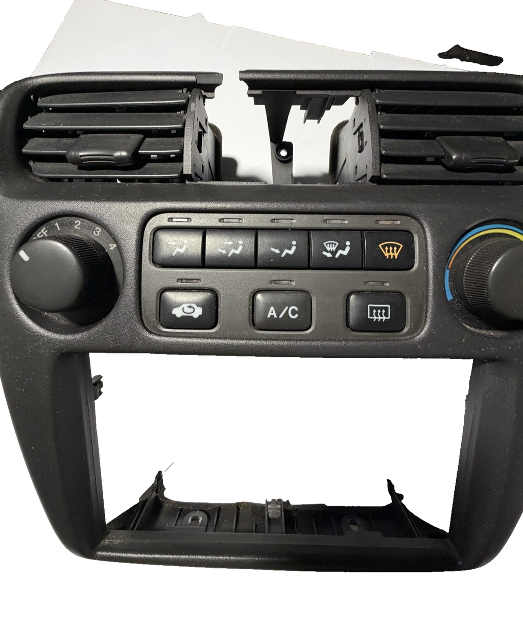 1998-2002 Honda Accord Dash Vent AC Heater Climate Control Switch Panel Black